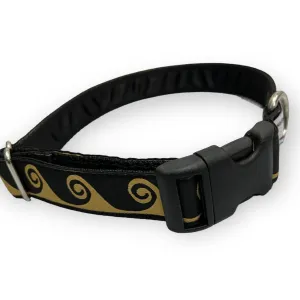 Surf's Up Black/Gold 1 Inch Side Release 12-19"