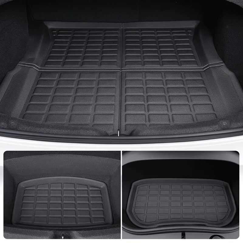 TAPTES® Floor Mats for 2024-2025 Tesla Model 3 Highland , All Weather Floor Mats for 2024-2025 Tesla Model 3