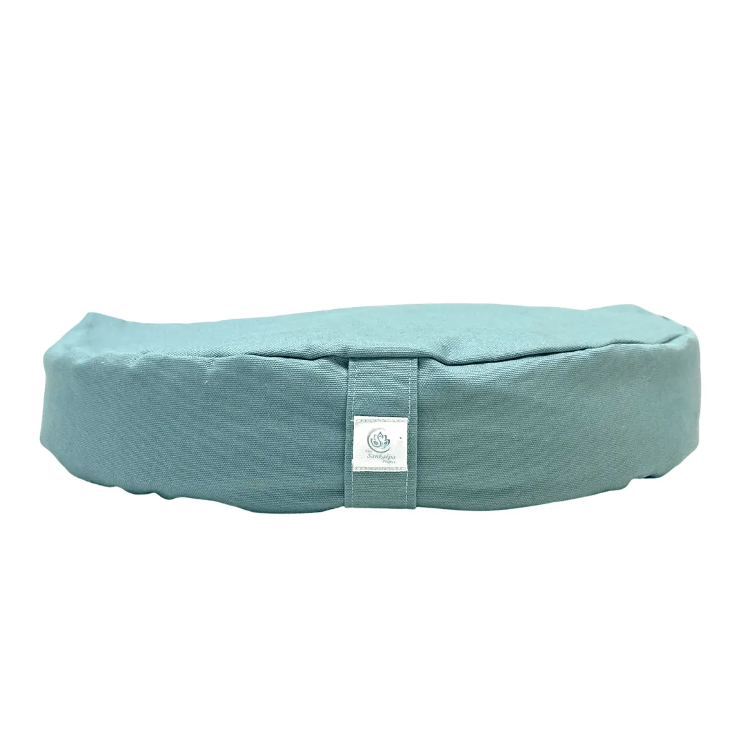 Teal Crescent Meditation Zafu