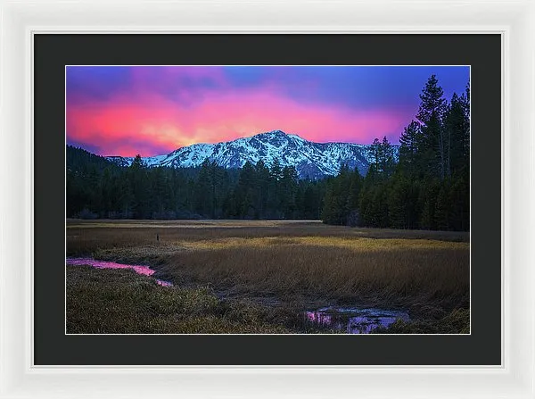 Winter Meadow By Brad Scott - Framed Print