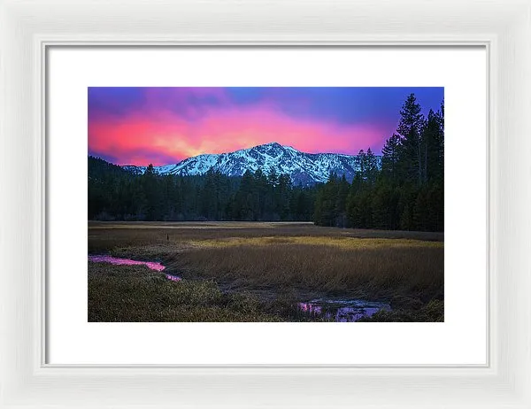Winter Meadow By Brad Scott - Framed Print