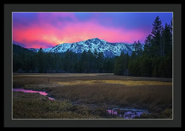 Winter Meadow By Brad Scott - Framed Print