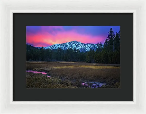 Winter Meadow By Brad Scott - Framed Print