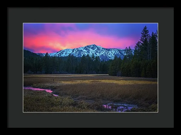 Winter Meadow By Brad Scott - Framed Print