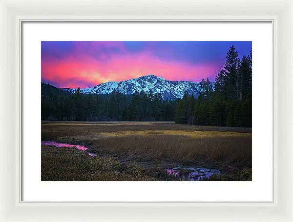 Winter Meadow By Brad Scott - Framed Print