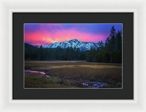 Winter Meadow By Brad Scott - Framed Print