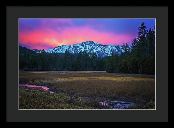 Winter Meadow By Brad Scott - Framed Print
