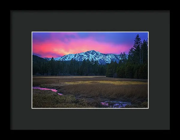 Winter Meadow By Brad Scott - Framed Print