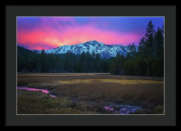 Winter Meadow By Brad Scott - Framed Print