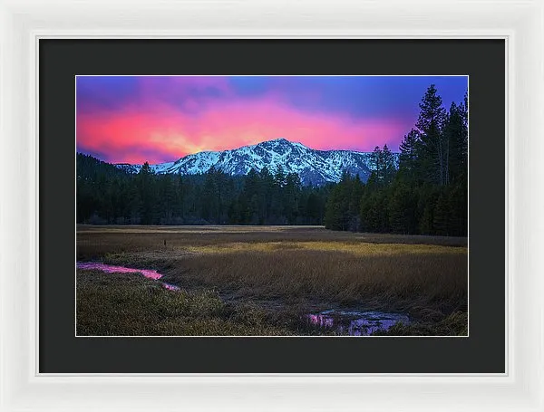 Winter Meadow By Brad Scott - Framed Print