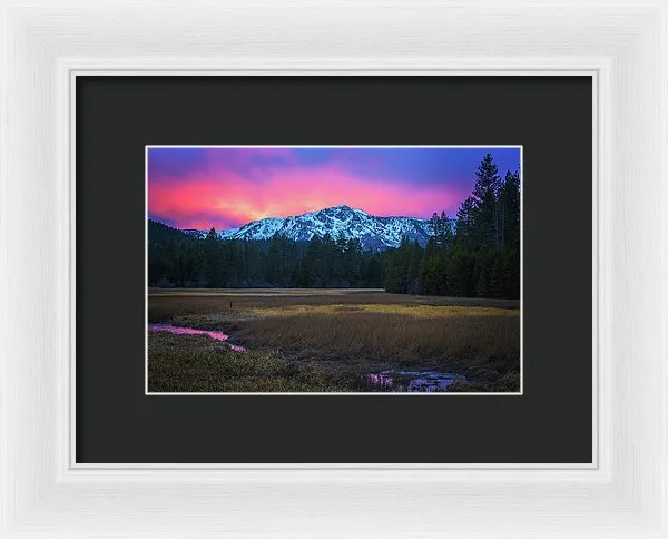 Winter Meadow By Brad Scott - Framed Print