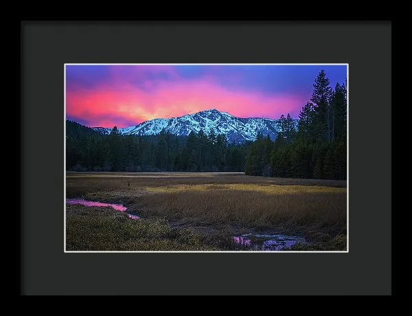 Winter Meadow By Brad Scott - Framed Print
