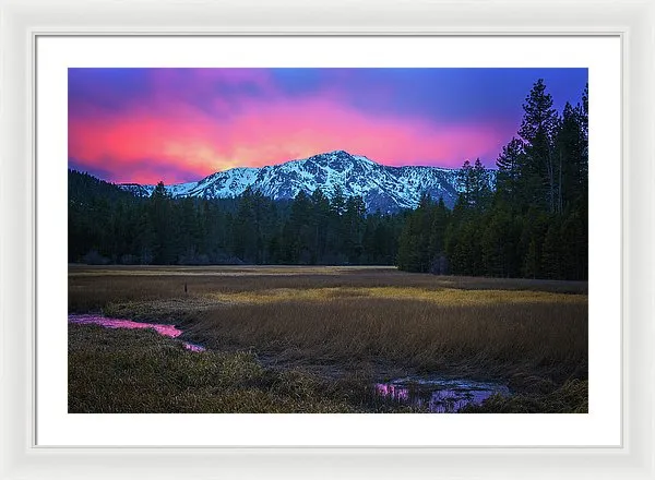 Winter Meadow By Brad Scott - Framed Print