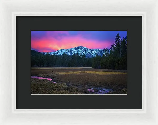 Winter Meadow By Brad Scott - Framed Print