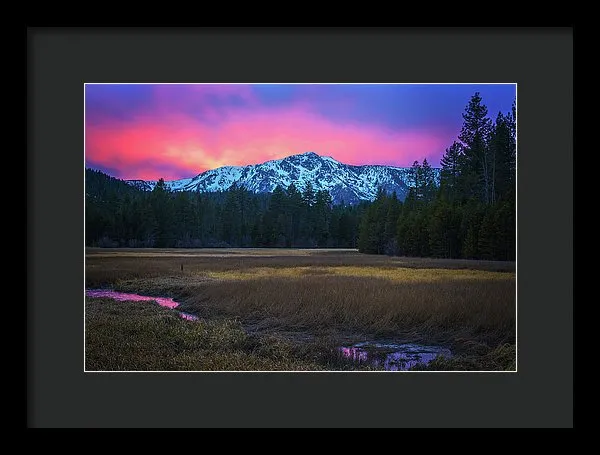 Winter Meadow By Brad Scott - Framed Print