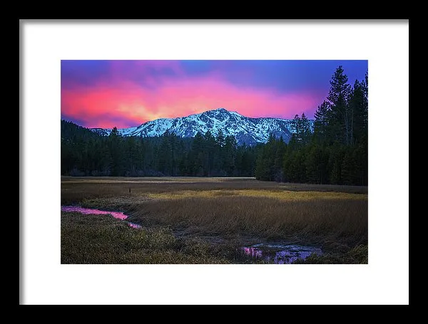 Winter Meadow By Brad Scott - Framed Print