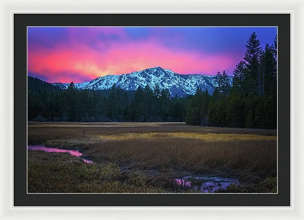 Winter Meadow By Brad Scott - Framed Print