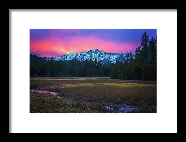 Winter Meadow By Brad Scott - Framed Print