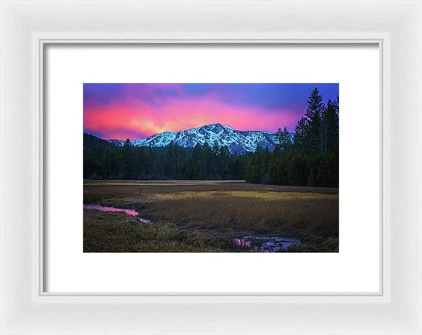 Winter Meadow By Brad Scott - Framed Print