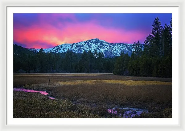 Winter Meadow By Brad Scott - Framed Print