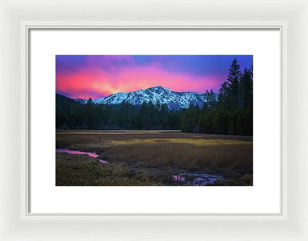 Winter Meadow By Brad Scott - Framed Print