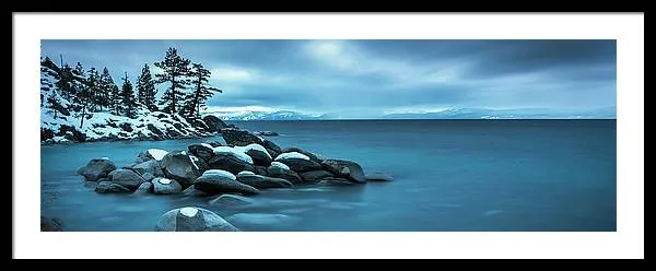Winter Storm Panorama by Brad Scott - Framed Print
